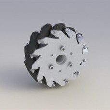 Mecanum Omni Directional Wheel Left-127mm Aluminum 